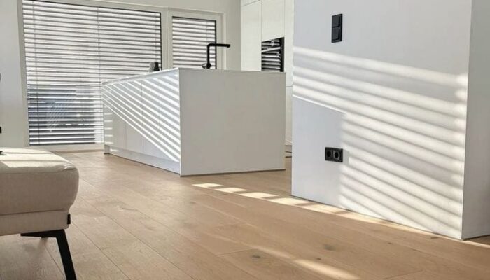 Prefinished Hardwood flooring installation